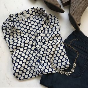 Express Portofino long sleeve blouse